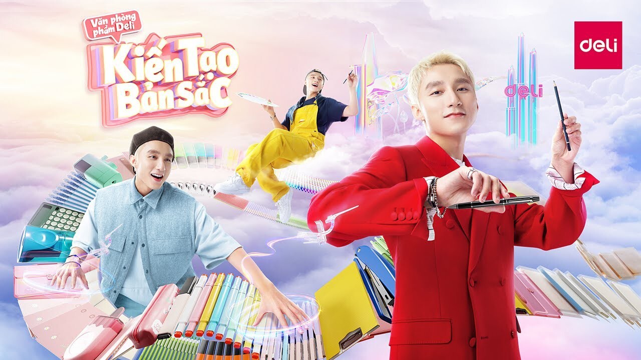 Sơn Tùng M-TP tiếp tục đồng hành cùng Văn phòng phẩm Deli trong năm 2024