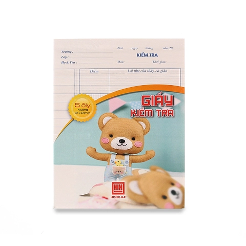 Giấy Kiểm Tra Hồng Hà